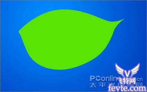 Photoshop教程：鼠绘清新简约露珠绿叶壁纸
