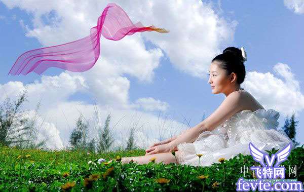 Photoshop描边路径绘制逼真纱巾 优图宝 鼠绘教程