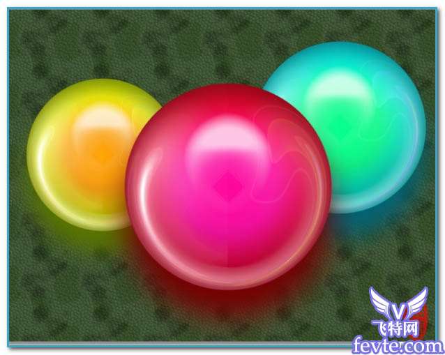 Photoshop鼠绘漂亮的玻璃球 优图宝 PS鼠绘教程