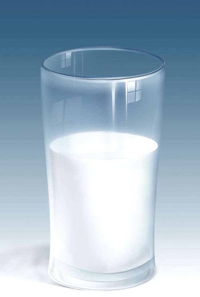 PS鼠绘逼真装着牛奶的杯子 优图宝 PS鼠绘教程
