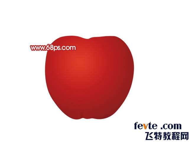 Photoshop鼠绘一个红苹果 优图宝 PS鼠绘教程