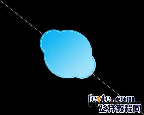 PS鼠绘SKYPE图标 优图宝 PS鼠绘教程