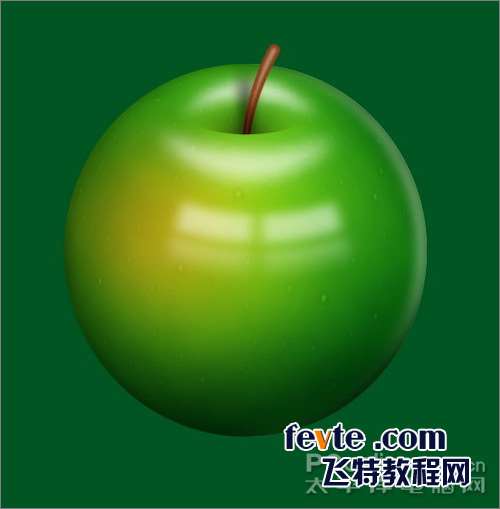 PS鼠绘苹果教程 优图宝 PS鼠绘教程