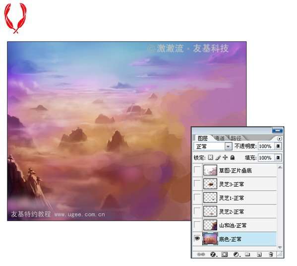 PS鼠绘梦幻仙境 优图宝 PS鼠绘教程