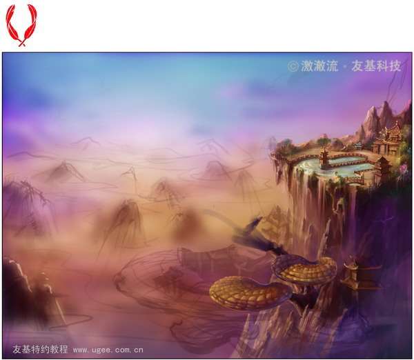 PS鼠绘梦幻仙境 优图宝 PS鼠绘教程