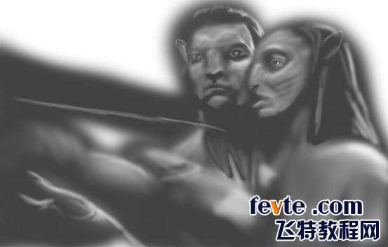 PS鼠绘阿凡达人物插画 优图宝 PS鼠绘教程