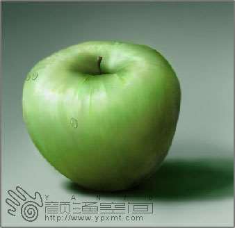 PS鼠绘史上最逼真的苹果 优图宝 PS鼠绘教程