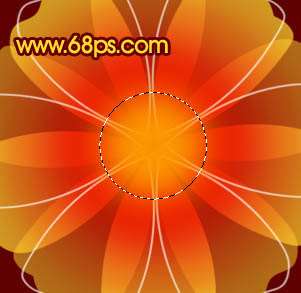PS绘制红色花朵壁纸 优图宝 PS鼠绘教程