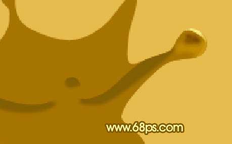 PS鼠绘一个金色水花 优图宝 PS鼠绘教程