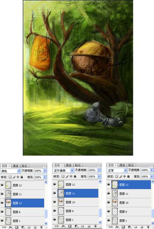 PS鼠绘榕树上的木屋 优图宝 PS鼠绘教程