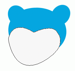 Photoshop鼠绘卡通小熊 优图宝 photoshop鼠绘教程