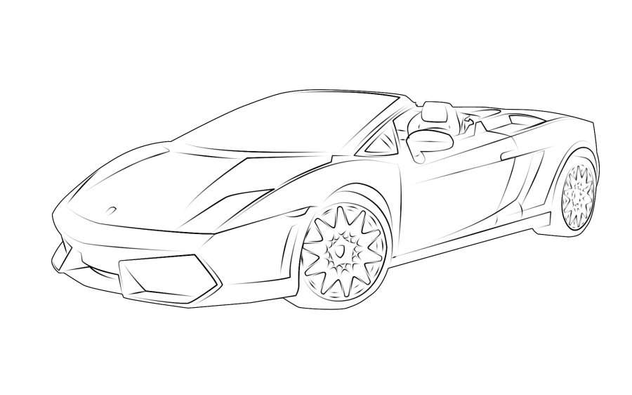 PS鼠绘兰博基尼Gallardo LP560教程 优图宝 PS鼠绘教程
