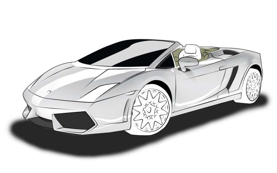 PS鼠绘兰博基尼Gallardo LP560教程 优图宝 PS鼠绘教程