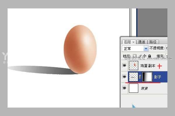 Photoshop鼠绘一枚逼真鸡蛋 优图宝 photoshop鼠绘教程