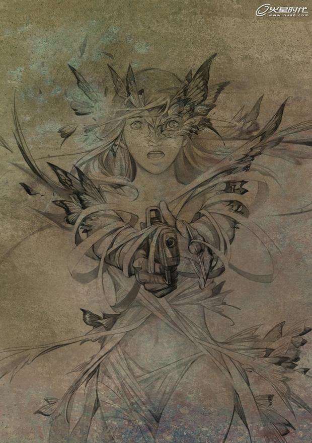 PS鼠绘CG女孩插画 优图宝 PS鼠绘教程