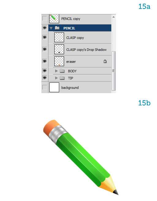 PS鼠绘铅笔图标教程 优图宝 PS鼠绘教程
