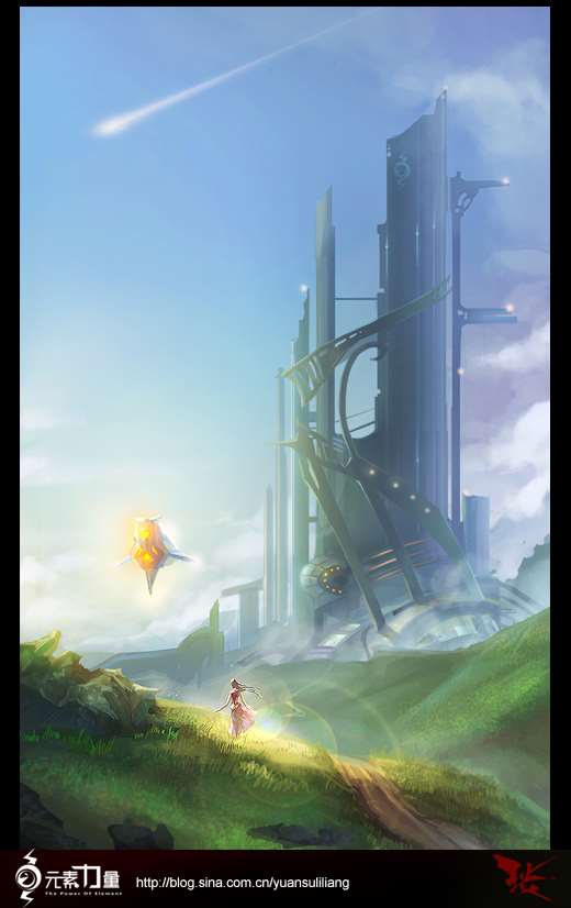 PS快速绘制插画场景 优图宝 PS鼠绘教程