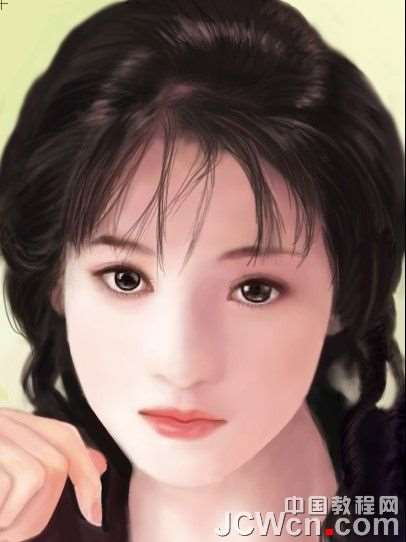 PS鼠绘古典美女头像 优图宝 PS鼠绘教程