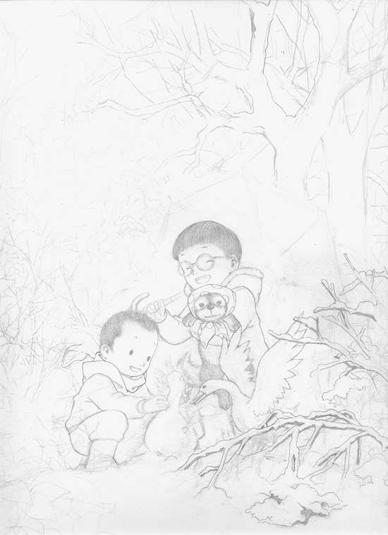 PS鼠绘儿童插画 优图宝 PS鼠绘教程