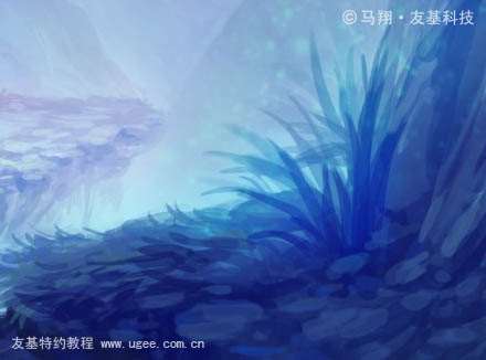 PS鼠绘奇幻山谷 优图宝 PS鼠绘教程