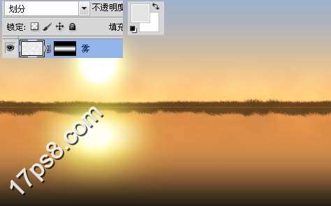 PS绘制河畔日出图片 优图宝 PS鼠绘教程