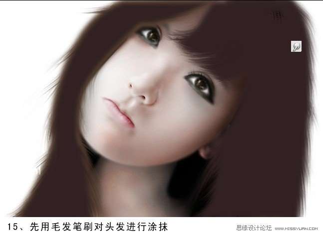 PS鼠绘美丽女孩照片 优图宝 PS照片处理教程