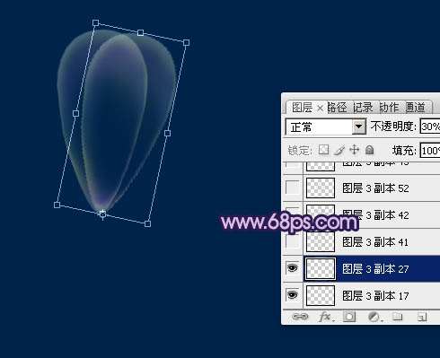 PS制作炫丽幻彩花朵 优图宝 PS鼠绘教程
