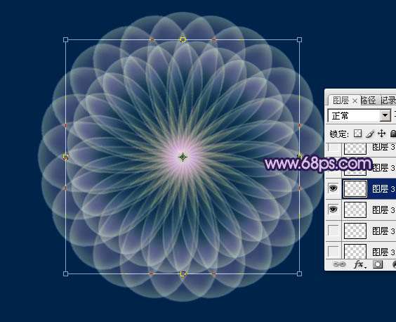 PS制作炫丽幻彩花朵 优图宝 PS鼠绘教程