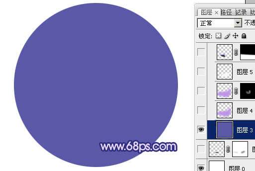 PS绘制紫色水晶球 优图宝 PS鼠绘教程