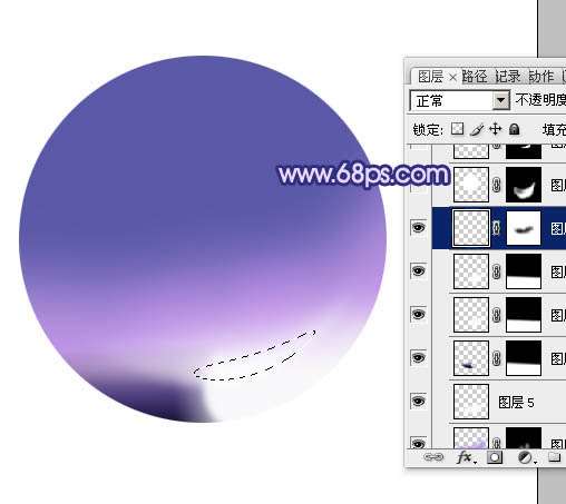 PS绘制紫色水晶球 优图宝 PS鼠绘教程