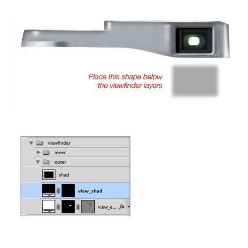 PS绘制逼真相机图标 优图宝 PS鼠绘教程