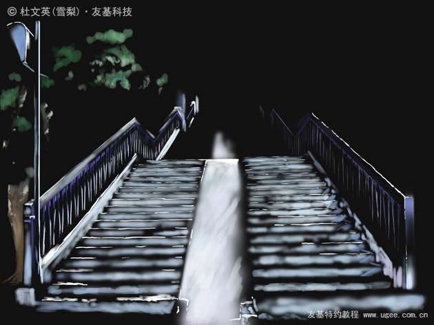 PS数位板实景转绘画教程 优图宝 鼠绘教程