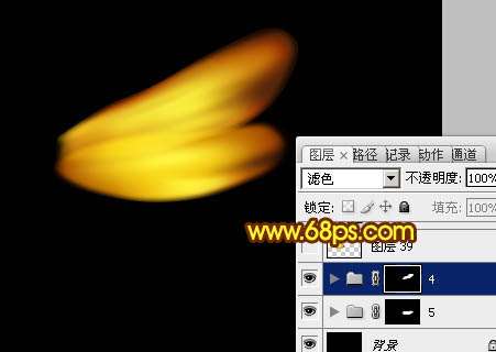 Photoshop打造闪闪金光的蜻蜓效果 优图宝网 PS入门实例教程