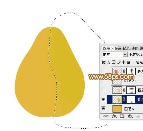 PS绘制精致逼真小梨 优图宝网 PS入门实例教程