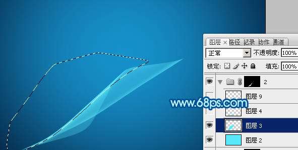 PS制作漂亮柔美淡蓝色烟雾光束效果 优图宝网 PS入门实例教程