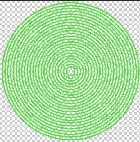 超实用：PS绘制一组等距离同心圆 优图宝网 PS入门实例教程