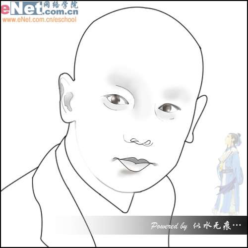 Photoshop鼠绘葛优头像速写简法