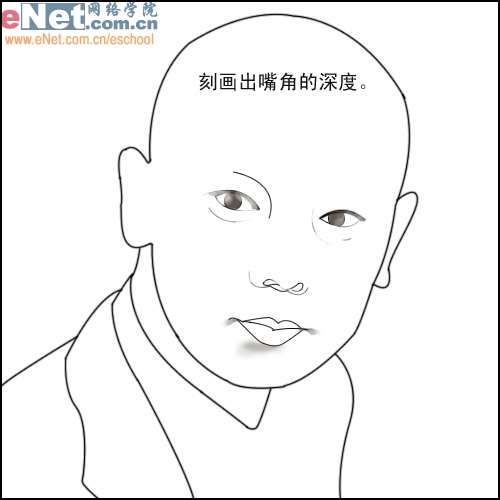 Photoshop鼠绘葛优头像速写简法