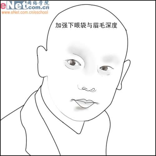 Photoshop鼠绘葛优头像速写简法