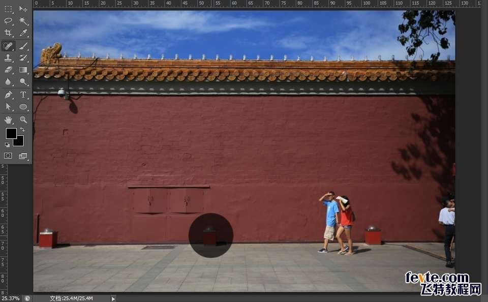 PS修图小经验,去掉照片里的碍眼元素 优图宝网 PS入门实例教程