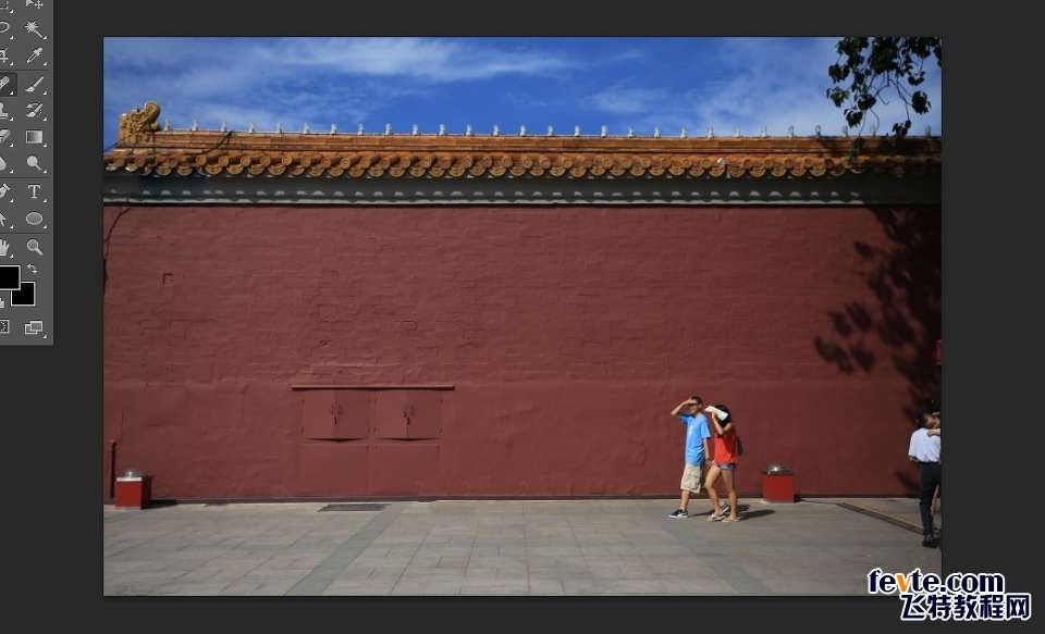 PS修图小经验,去掉照片里的碍眼元素 优图宝网 PS入门实例教程