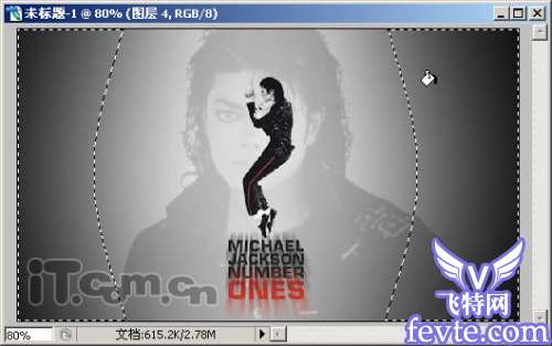 Photoshop制作迈克尔·杰克逊纪念海报 优图宝网