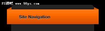 PS制作黑色网页导航菜单 优图宝网 PS入门实例教程