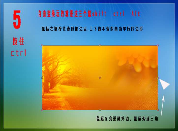 PS自由变换工具使用教程 优图宝网 PS入门实例教程