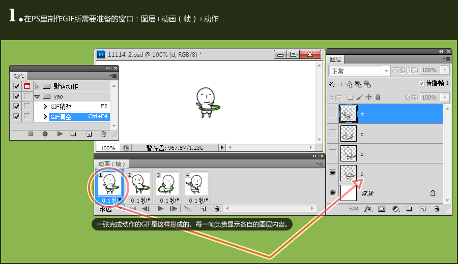 PS制作GIF动画的简明步骤 优图宝网 PS入门实例教程