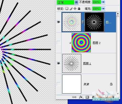 PS制作闪耀彩色光线动画 优图宝网 PS动画教程