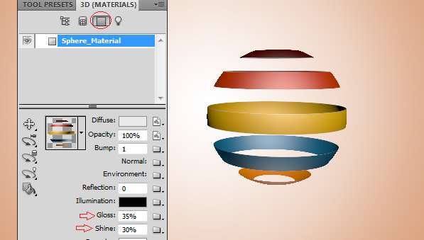 PS CS5 3D功能制作立体镂空球体标志 优图宝网 PS入门实例教程
