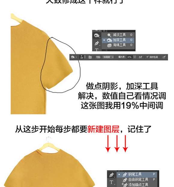 淘宝宝贝修图之T恤处理 优图宝网 PS入门实例教程