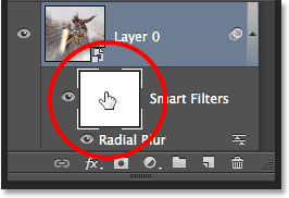 PS简单快速打造冲击力效果照片 优图宝网 PS入门实例教程Selecting the layer mask for the Smart Filters in the Layers panel. Image ? 2013 Photoshop Essentials.com
