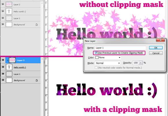 八个不可错过的PS小技巧 优图宝网 PS入门实例教程Clipping Mask Clipping Mask